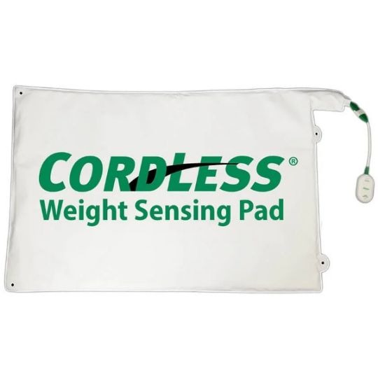 The 30 L x 20 W inches Sensing Pad - a wider variety of the 30x10-inch pad and removes any wires or cords between the alarm and the bed sensor pad
