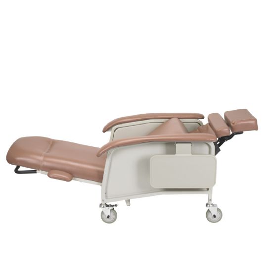 Clinical Care Positional Recliner in full recline position