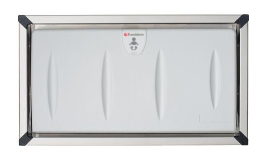 Stainless Steel Horizontal Baby Changing Stations possess a weight limit of 250-pounds
