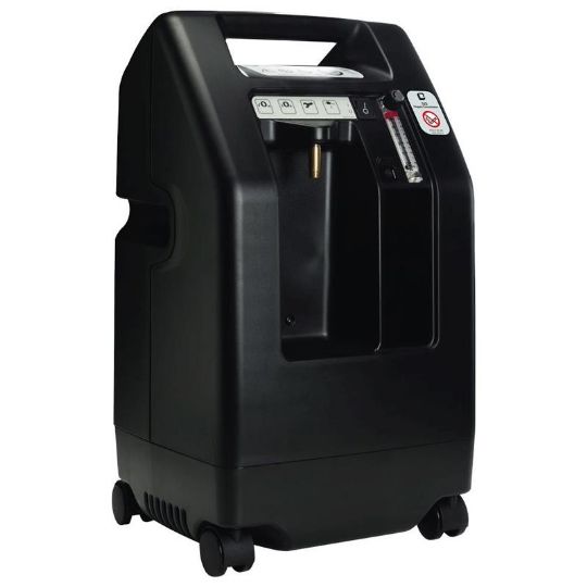 Compact DeVilbiss Oxygen Concentrator - Angled View