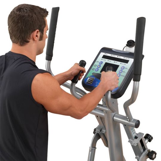 Closer Look at E400 Elliptical Trainer in Use 