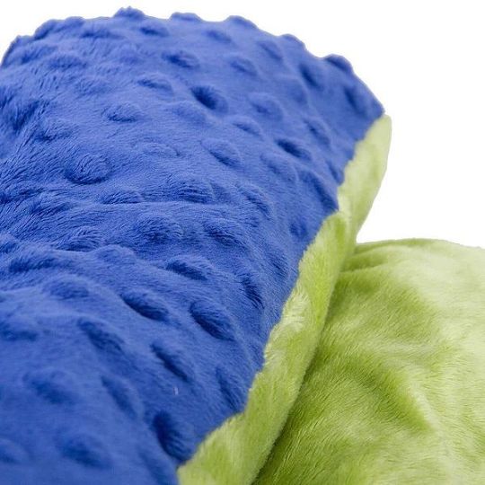 Close Up of Sensory Weighted Blanket for Kids (Shown in Blue)