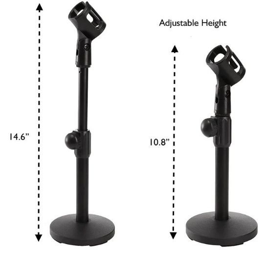 The optional stand has an adjustable height