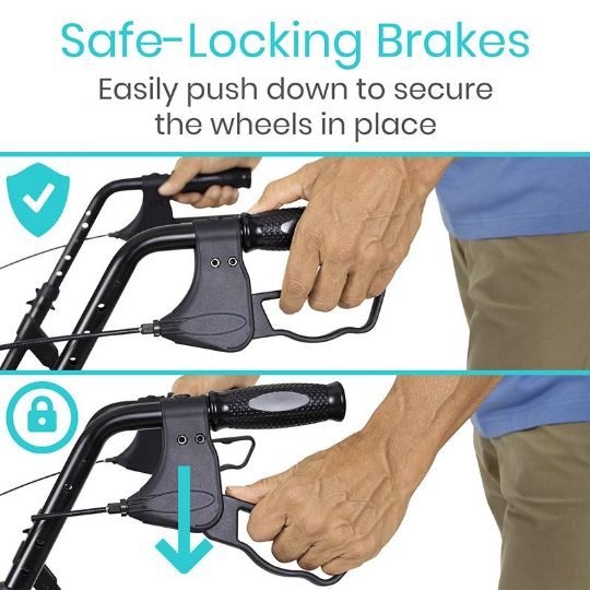 Loop-style hand brakes for easy use