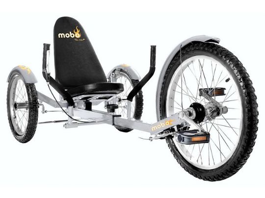 Silver Mobo Triton Pro Adult Tricycle Cruiser