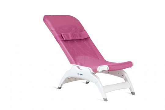Medium Rifton Wave Bath Chair with Pink Soft Fabric