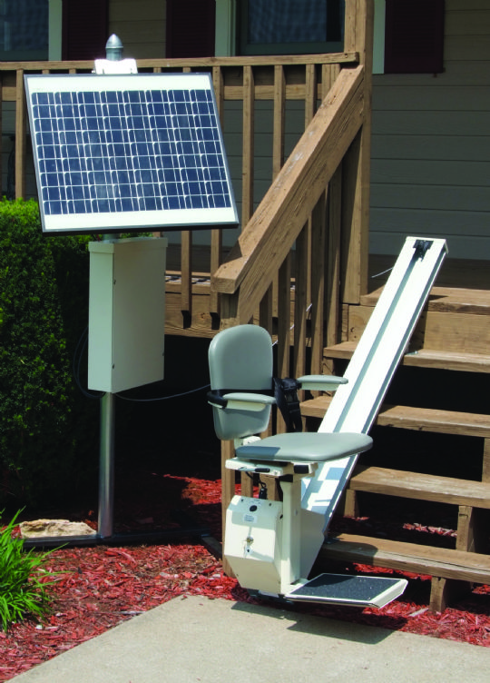 Outdoor model shown above. (Solar panel not included)
