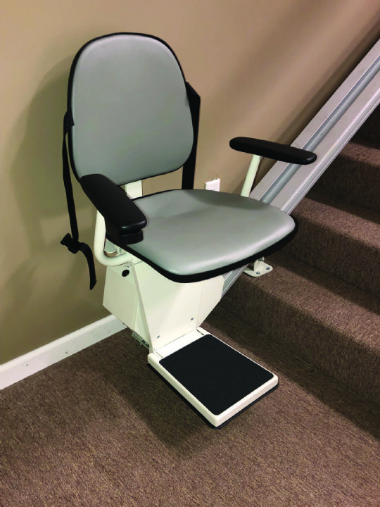 Indoor, standard model has a 350 pound weight capacity. The seat is available in the color gray. 