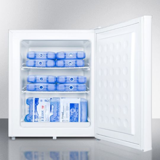 With reliable construction and a convenient size, the AccuCold Extra-Compact Medical Freezer is the ideal freezer for storing select items in institutional facilities.