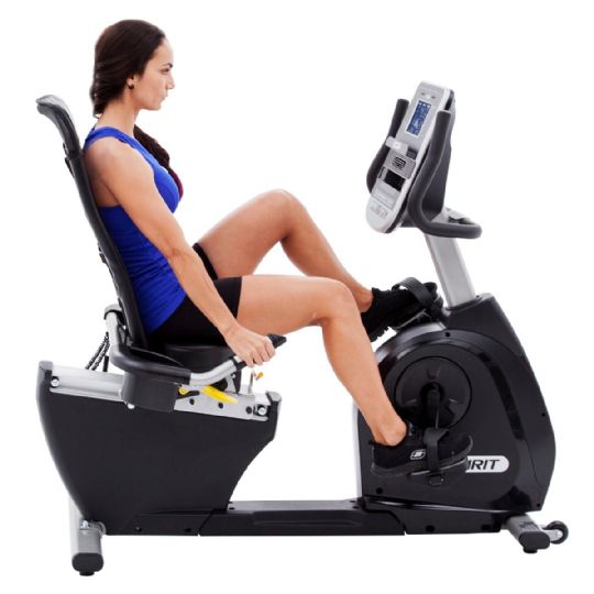 XBR95 Recumbent Exercise Bike allows for a step-through design for users to easily enter/exit the bike