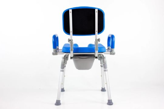 UltraCommode Shower Commode Chair - Rear View
