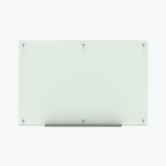 60 in. x 40 in. Magnetic Wall-Mounted Glass Board