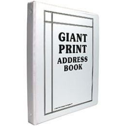 Giant Print Address Book