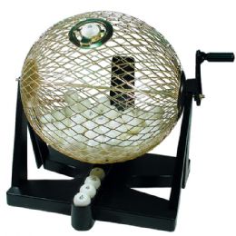 Deluxe 8 Inch Bingo Cage With Accessories