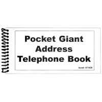 Pocket Large Print Address Book (10 Pack)