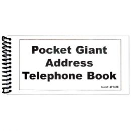 Pocket Large Print Address Book (10 Pack)