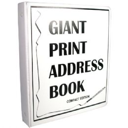 Address Book with Large Print by MaxiAids