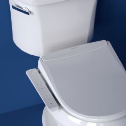Luxury Bidet Toilet Seat Attachment with Side Arm Control | Brondell Swash Thinline T22