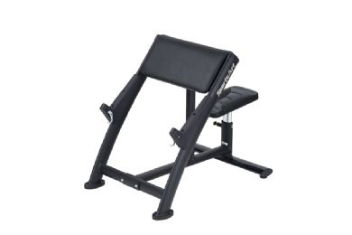 A999 Preacher Curl Bench with Adjustable Seat and Welded Steel Frame for Bicep Isolation by SportsArt