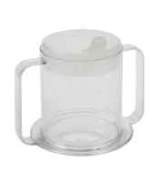 Clear 2-Handle Drinking Cup for the Disabled