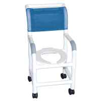 Pediatric Shower Chair with Reducer Hard Seat