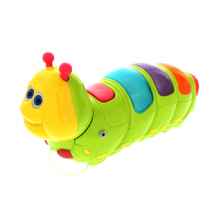 Music and Light Caterpillar Pediatric Stimulus Reward Switch Toy