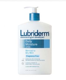 Lubriderm Daily Moisture Lotion for Normal to Dry Skin, Case of 12
