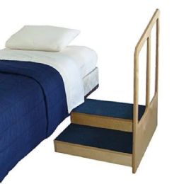 Bed Steps System with One or Two Side Handrails