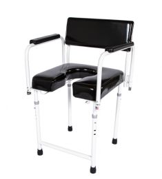 ActiveAid Padded Shower Commode Chair with Back | Model 202