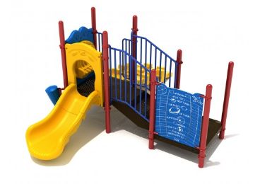 Pediatric Interactive Bisbee Space Station Commercial Playground Features a Transfer Station for Kids of All Abilities