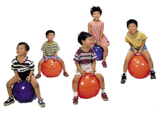 Pediatric Cando Jump Ball with Handle