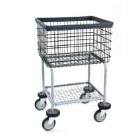 Deluxe Elevated Laundry Cart