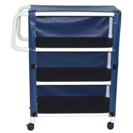 Three Shelf Utility Linen Cart