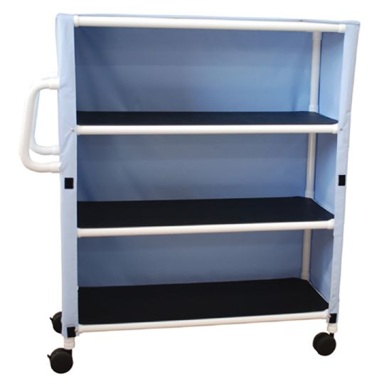 Three Shelf Linen Cart with Cover