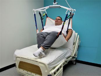 Long Seat 6-Point Patient Lift Sling for Tollos Patient Lifts