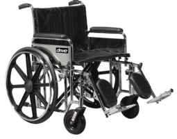 Sentra Bariatric Heavy-Duty Wheelchair by Drive Medical 500-Pound Weight Capacity
