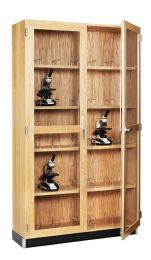 Microscope Wooden Storage Cabinet