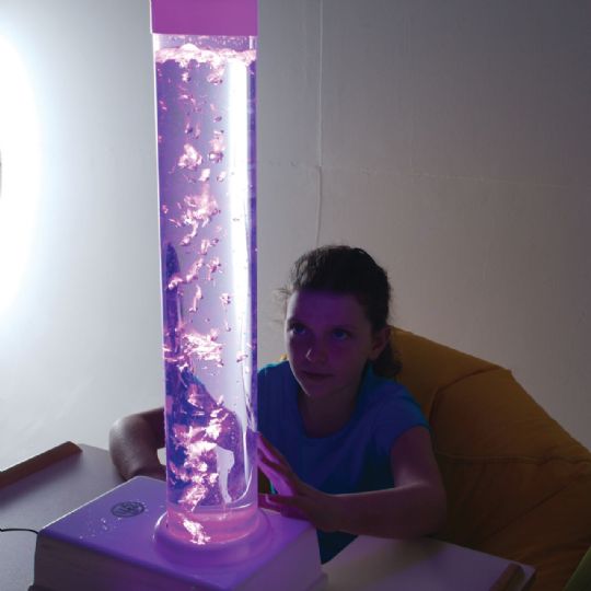 Tabletop Light Up Bubble Tube for Visual Stimulation