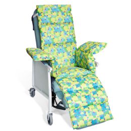 Plaid Geri-Chair Comfort Seat