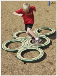 Tire Challenge Playground Equipment