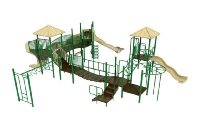 Thomas Play Fort Playground Equipment with Tube Slides