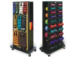 Econo Multipurpose Weight and Dumbbell Storage Rack by Hausmann Industries