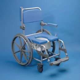 Self-Propelled Shower Commode Chair