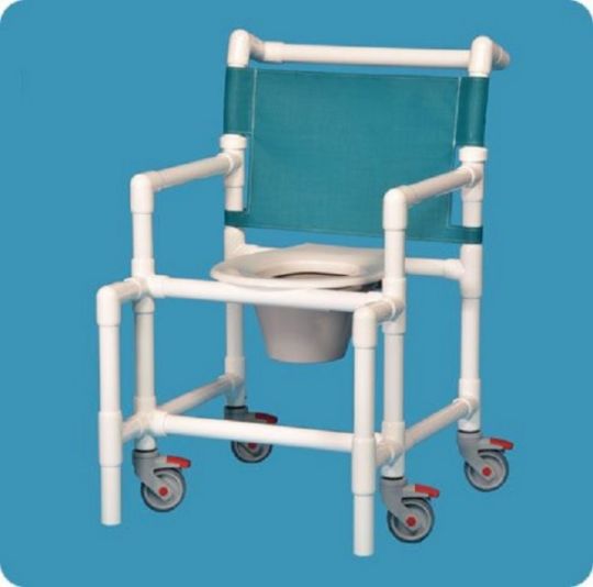Mid-Size Shower Chair Commode
