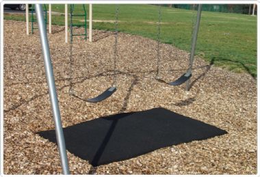 Playground Swing Under Ground Cover Pad