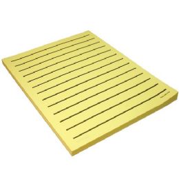 Low Vision Yellow Paper Black Bold Lines, 2 Pads
