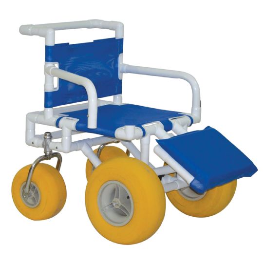 All-Terrain Wheelchair with Rear Swivel Wheels