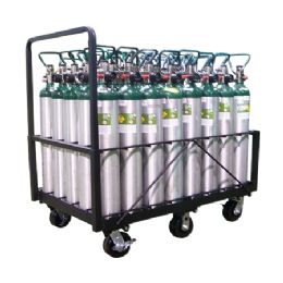 Oxygen Cylinder Cart for Industrial Transport  by Responsive Respiratory