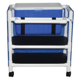 Ice Cart with Two Storage Shelves