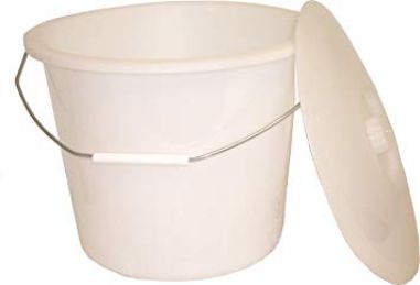 Replacement Universal Commode Pail with Lid for Convaquip Commodes
